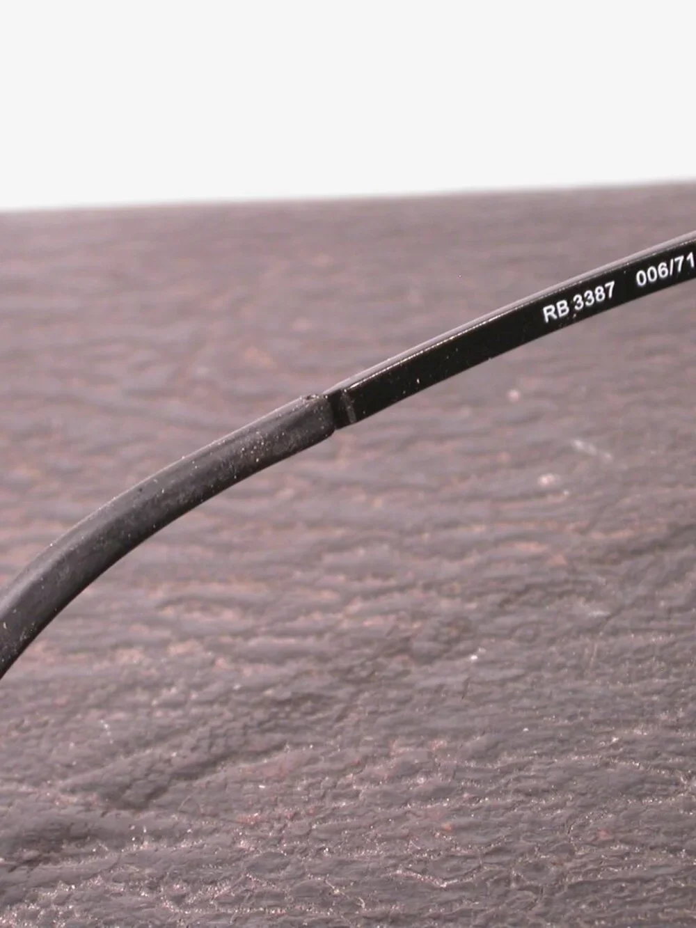 Ray Ban Sporty Black Metal Aviator Wrap RB3387 Sunglasses FRAME ONLY
